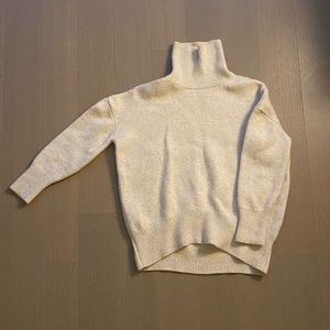 Korea WIDA turtle neck sweater jumper knit top w/ Moussy scarf (COS, ARKET)